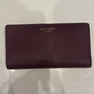 Kate Spade Burgundy Wallet